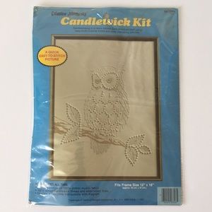 Vintage 80's Owl Candlewick Kit Creative Moments